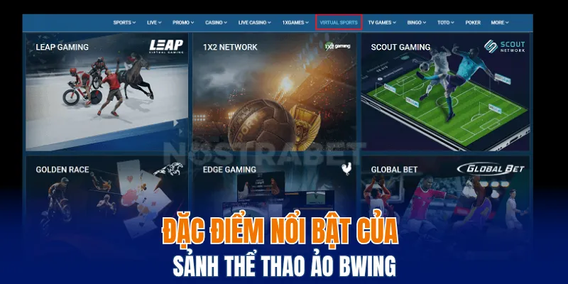 Sảnh Thể Thao Ảo Bwing - Kinh Nghiệm Chơi Không Sợ Lỗ 4 Đặc điểm của sảnh thể thao ảo Bwing
