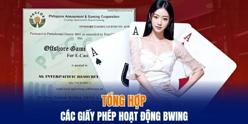 Giấy Phép Hoạt Động Bwing Tiêu Chí Đánh Giá Độ Tin Cậy 5 Một số giấy phép hoạt động đang được thương hiệu sở hữu