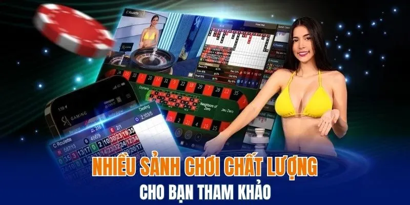 Sảnh Ezugi Bwing - Khu Giải Trí Cá Cược Hấp Dẫn Mới Nổi 4 Nhiều sảnh chơi chất lượng cho bạn tham khảo